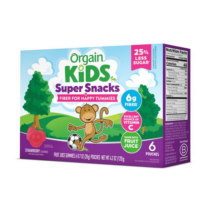 Kids Super Snacks + Fiber for Happy Tummies